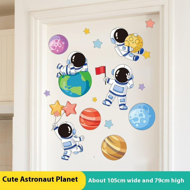 Children's Room Wall Sticker - Cartoon Anime Nursery Decor for Bedroom & Door