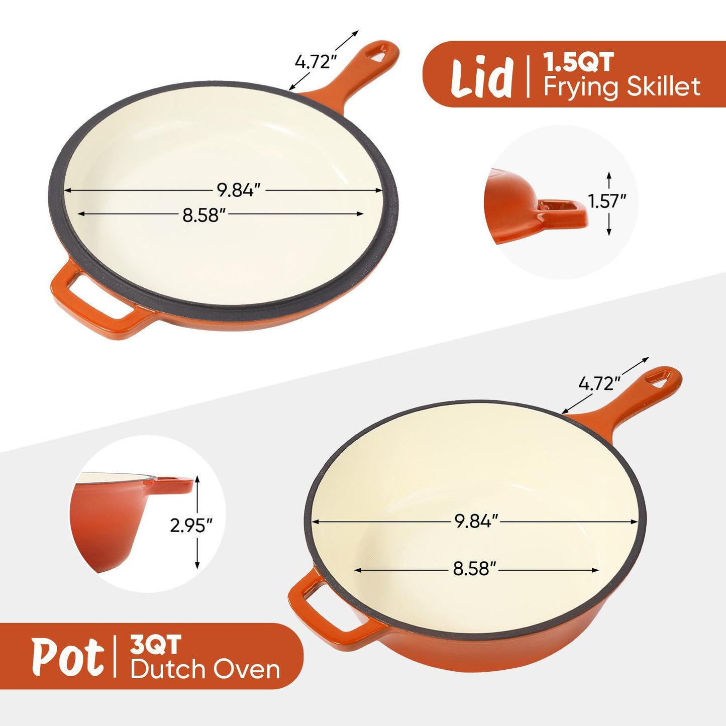 A Cast-iron Soup Pot With Lid Safe, Reliable, And Designed To