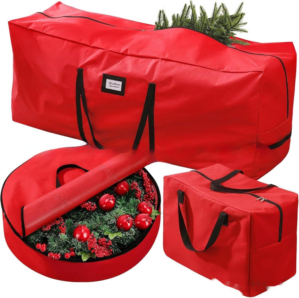 3-Piece Clothing Storage Bag Set - Handheld Organizer for Wardrobe & Travel