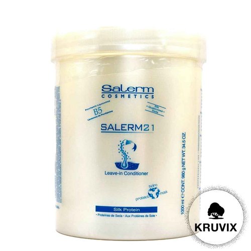 Salerm 21 B5 Silk Protein Leave-in Conditioner 34.5 Ounce and Silk Protein 21 Shampoo 36 Ounce Combo Set by Kruvix