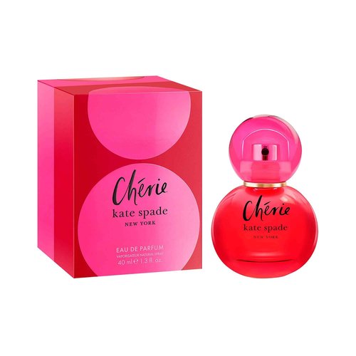 kate spade new york - Cherie Eau De Parfum - Women's Fragrance - Sweet & Musky - With notes of Raspberry, Sweet Pea & Jasmine - 1.3 Fl Oz