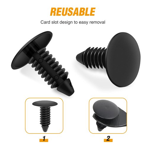 GOOACC 45Pcs Radiator Yoke, Fender & Bumper Shield Retainer Hex Head Tapping Screw Bumper Fascia Flares & Air Dam Retainer for Ford Buick Cadillac Dodge