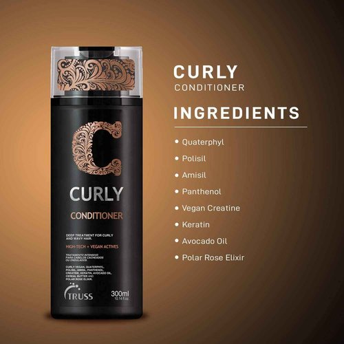 Truss Curly Shampoo and Conditioner Set Bundle