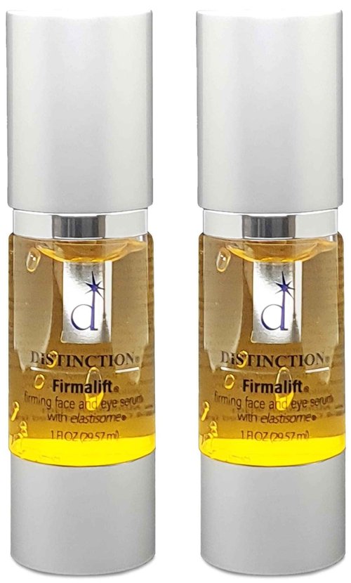 Distinction Firmalift Firming Face & Eye Serum – Anti Aging Serum Lotion Cream and Moisturizer | Helps Reduce the Appearance of Fine Lines and Wrinkles, Soothes (1 Fl Oz, 2 Pack)