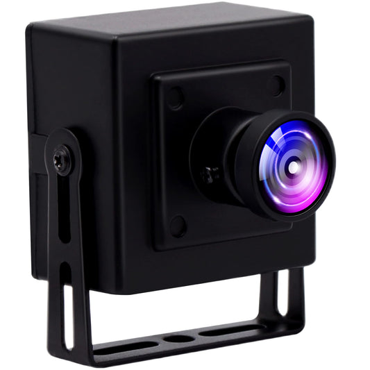 ALPCAM 4K USB Camera Ultra HD 2160P Webcam with IMX317 Sensor,170 Degree Fisheye Lens USB Camera Module with Dual Microphone, Plug and Play USB Webcam for Windows/Mac/Linux/Raspberry Pi