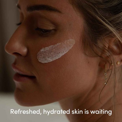 Uncommon Beauty Microderm Instant Glow Exfoliator - Exfoliating Facial Scrub - All Skin Types, Vegan, Cruelty Free, Synthetic Fragrance Free, 1.129 OZ