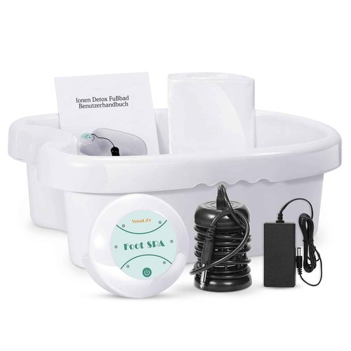 VnioLife Ionic Foot Bath Detox Machine with Slipper, Portable Ionic Foot Detox Chi Cleanser | Home Use, Beauty Salon Holiday Gift
