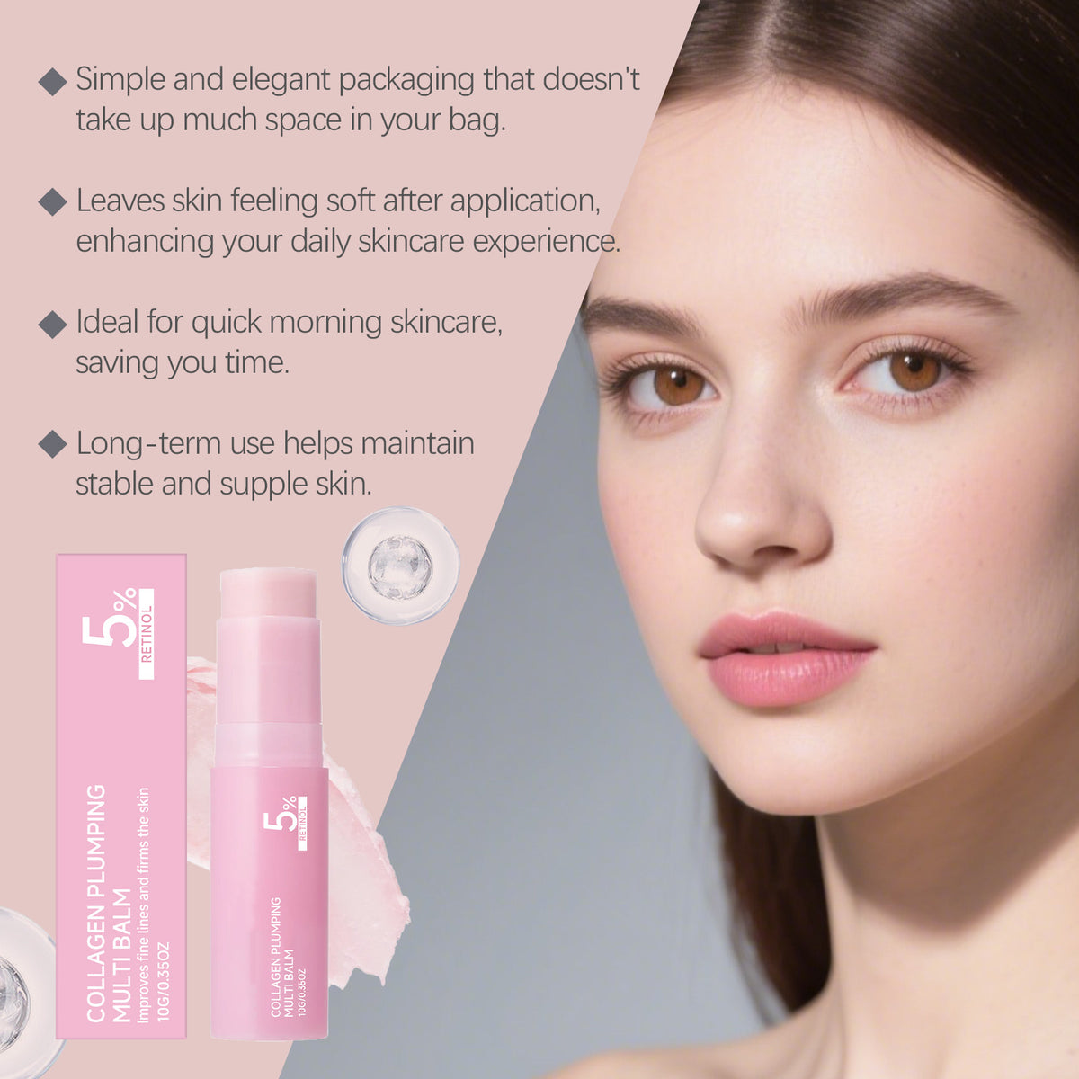 Plump Multi-Effect Moisturizing Stick 10g Box