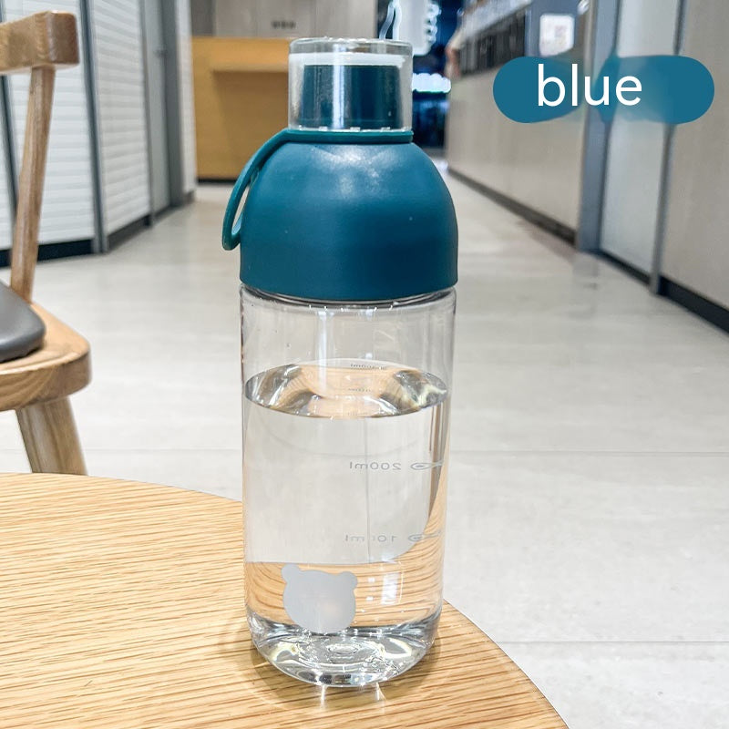 Portable Transparent Scented Tea Cup 450ml - Multiple Colors