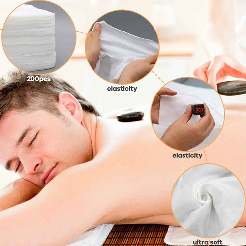 Luriseminger Disposable Face Cradle Covers–Medical-Grade, SPA Face Rest Covers Headrest Covers for Massage Tables Massage Chairs 16x 12inches/ 40 x 30 cm (500pc Large face Cover)