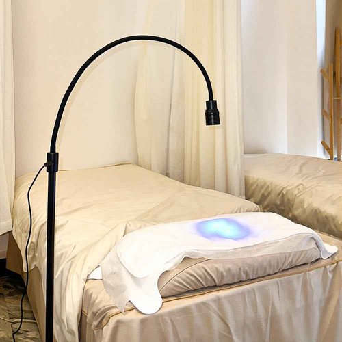 12W UV Lash Light with Foot Pedal, Lash Lamp for Eyelash Extension Grafting Eyebrow Beauty Salon, Lash floor Lamp for Eyelash Tech, Rapid Dry in 2 Seconds, Adjustable Angle and Light Spot Size, Blac