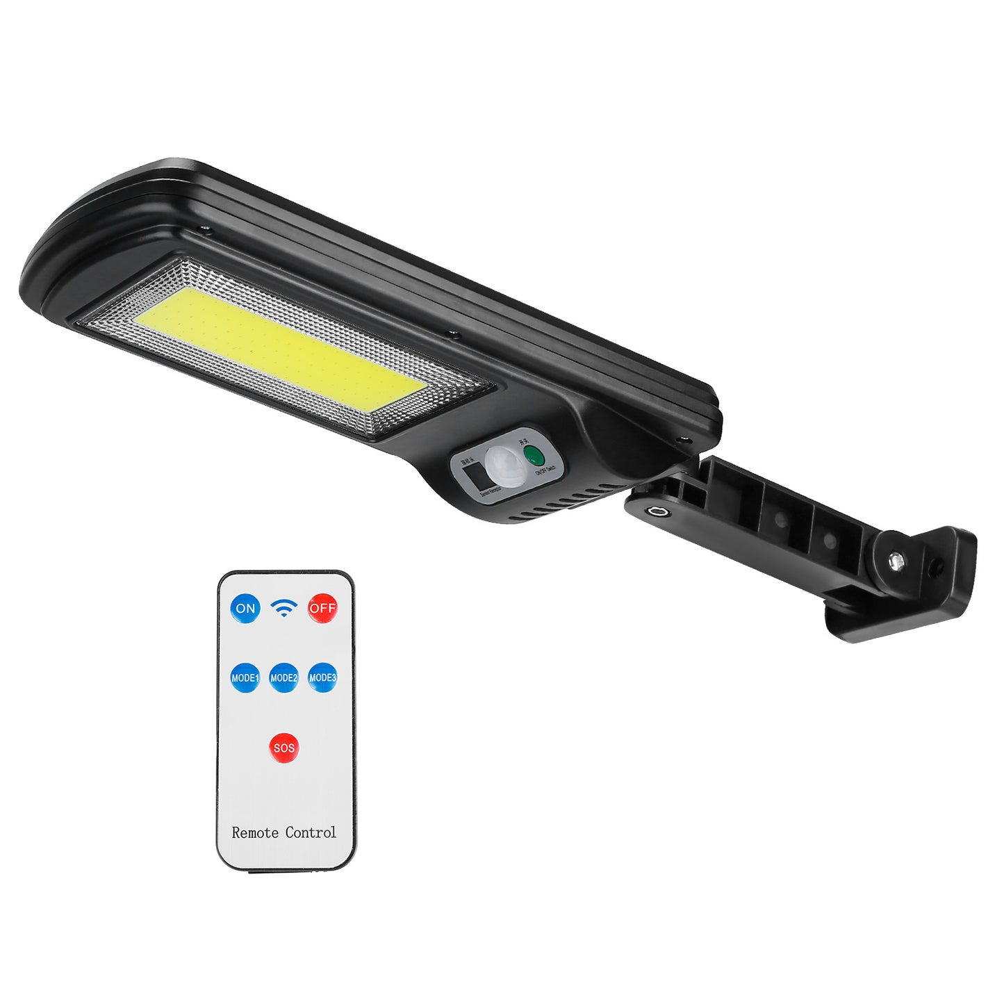 Solar Powered LED Wall Lights Outdoor Waterproof Motion Sensor with Remote Control