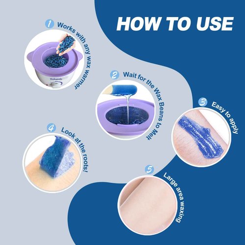 5lbs Hard Wax Beads for Hair Removal, Scented Bulk Brazilian Waxing Bead for Bikini, Body, Face, Sensitive Skin Stripless Wax Bean Coarse Fine Professional Wax Pellets Refill Ideal for Salon Home Use