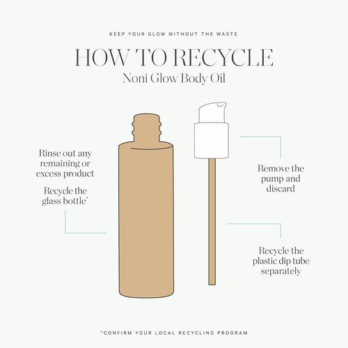 KORA Organics Noni Glow Body Oil, Nourish and Smooth Skin, Certified Organic, Cruelty Free, 3.38 oz - Body Oils for Women