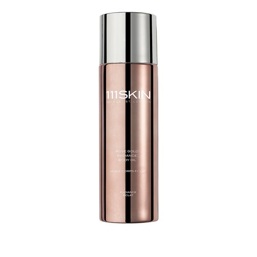 111Skin Rose Gold Radiance Body Oil, Non-Greasy Moisturizing Oil, Soothing Body Oil Containing Damask Rose Extract, Green Microalgae & Chamomile, 3.4 Fl. Oz.