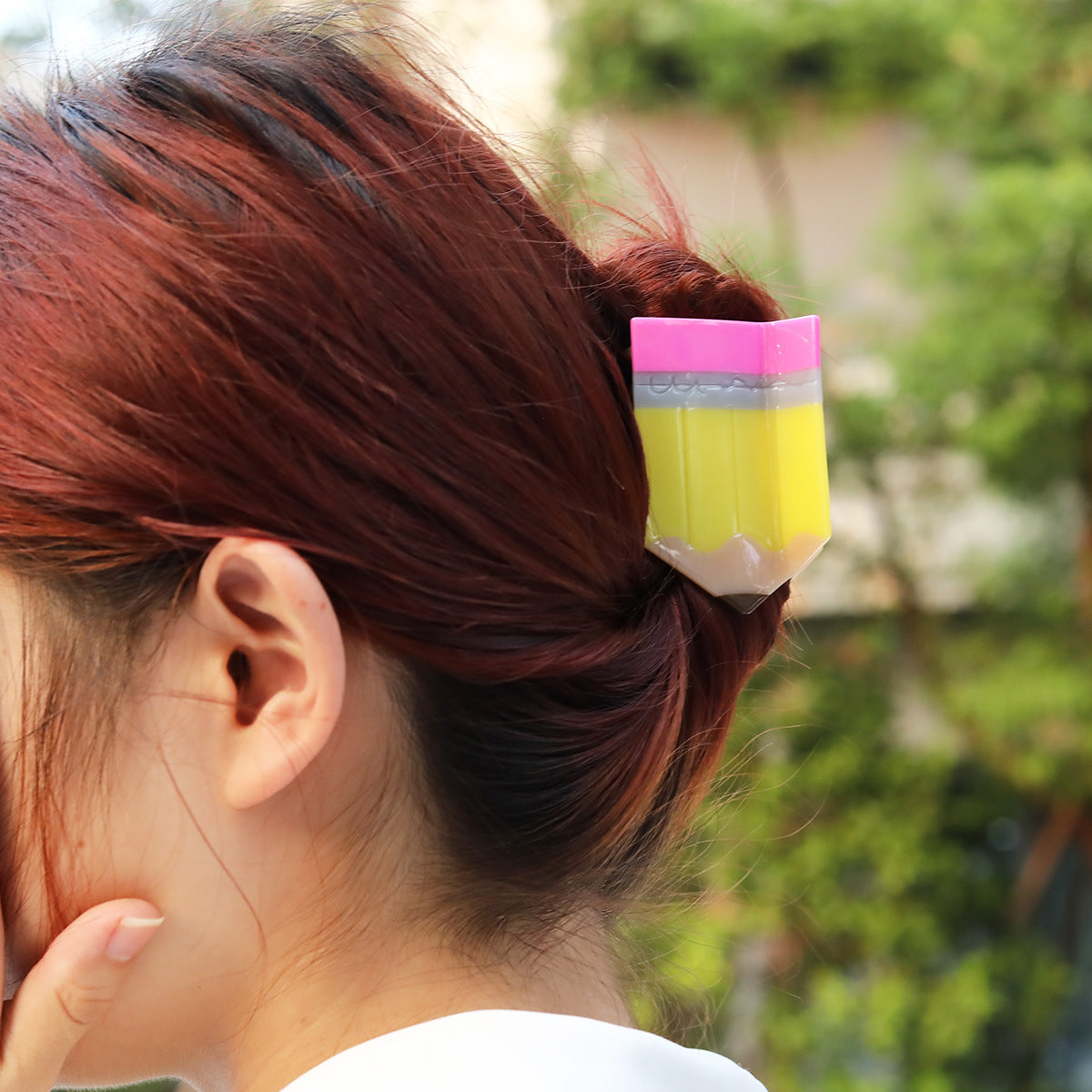 Acetate Hair Clip - Handmade Resin Pigment Design