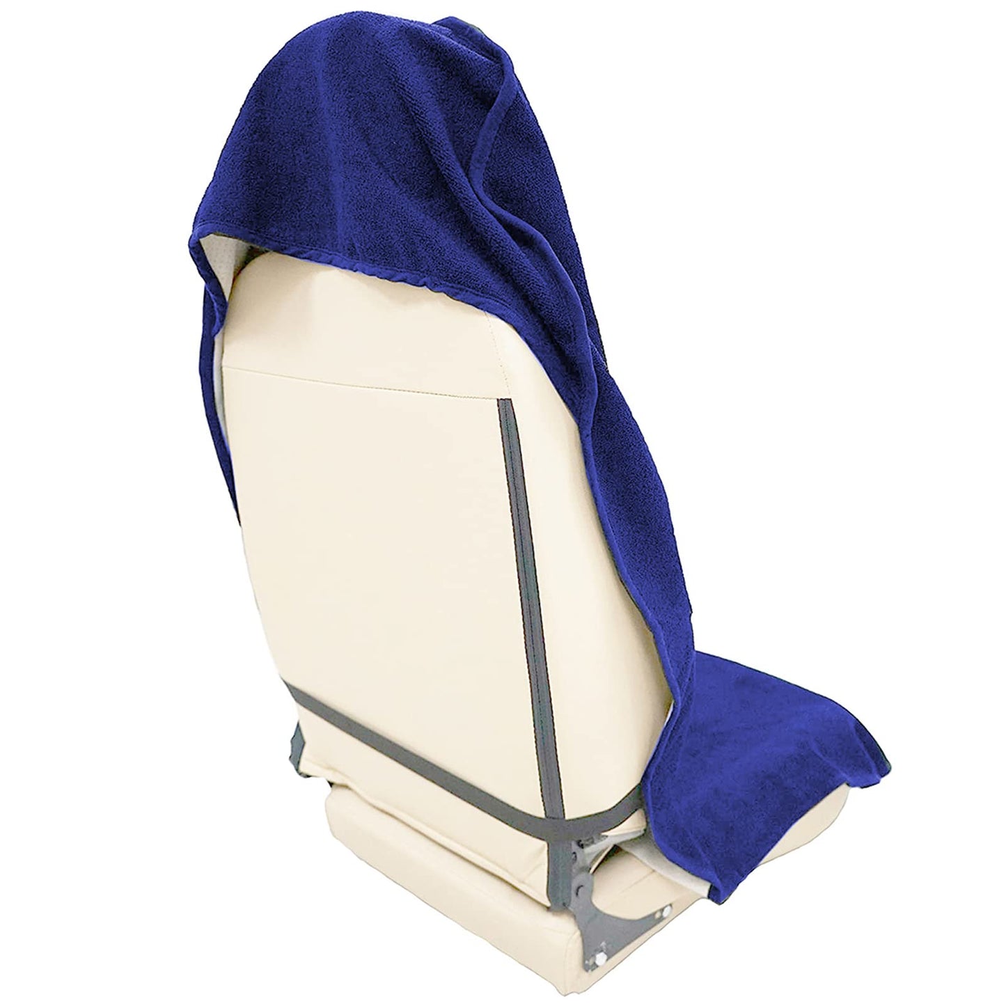 LoyaGour Car Seat Cover Protector Front Seats,for Gym Workout,Running,Swimming,Beach and Hiking,Waterproof Sweat Towel Bucket Seat Covers for Cars SUV Trucks (Blue, 1Pcs)