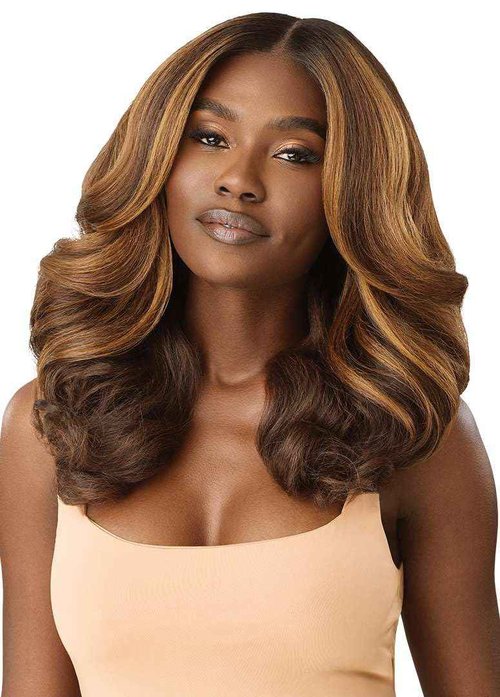 Outre Lace Front Wig - Melted Hairline - MH 107 (DRST2/ROSE BROWN)
