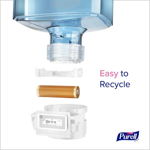 PURELL Foaming Hand Soap, Fragrance Free, E2 Certified, 1200 mL Refill for PURELL ES10 Automatic Soap Dispenser (Pack of 2) – 8383-02