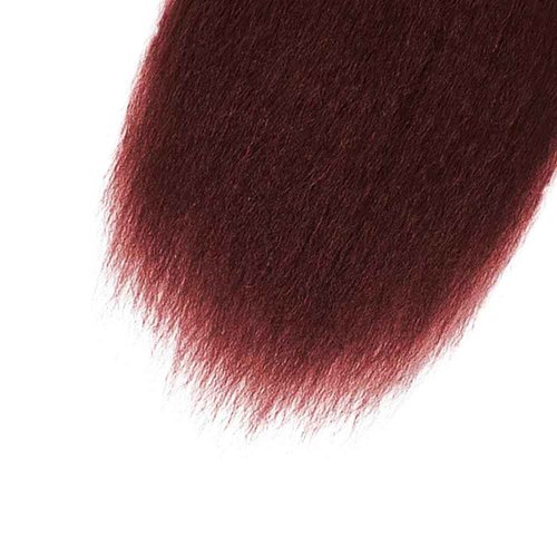 #99J Burgundy Bundles Human Hair Yaki Straight Bundles 34 34 34 Inch Wine Red Kinky Straight Bundle Human Hair Extensions Unproceesed Virgin Hair 50 Gram Per Bundle 3 Bundle