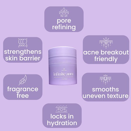 Bohemia Skin Infinite Aura Face Moisturizer – Facial Lotion for Women; Hyaluronic Acid + Ceramide Wrinkle Barrier Repair Cream, Beta-Glucan Redness Relief, Copper Peptide Firming Anti Aging Day-Night