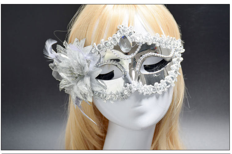 Halloween Princess Mask for Parties and Costumes - Multiple Colors Available