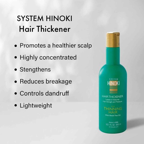 Hayashi System Hinoki Hair Thickener for Thinning Hair 10.1oz Pack of 2