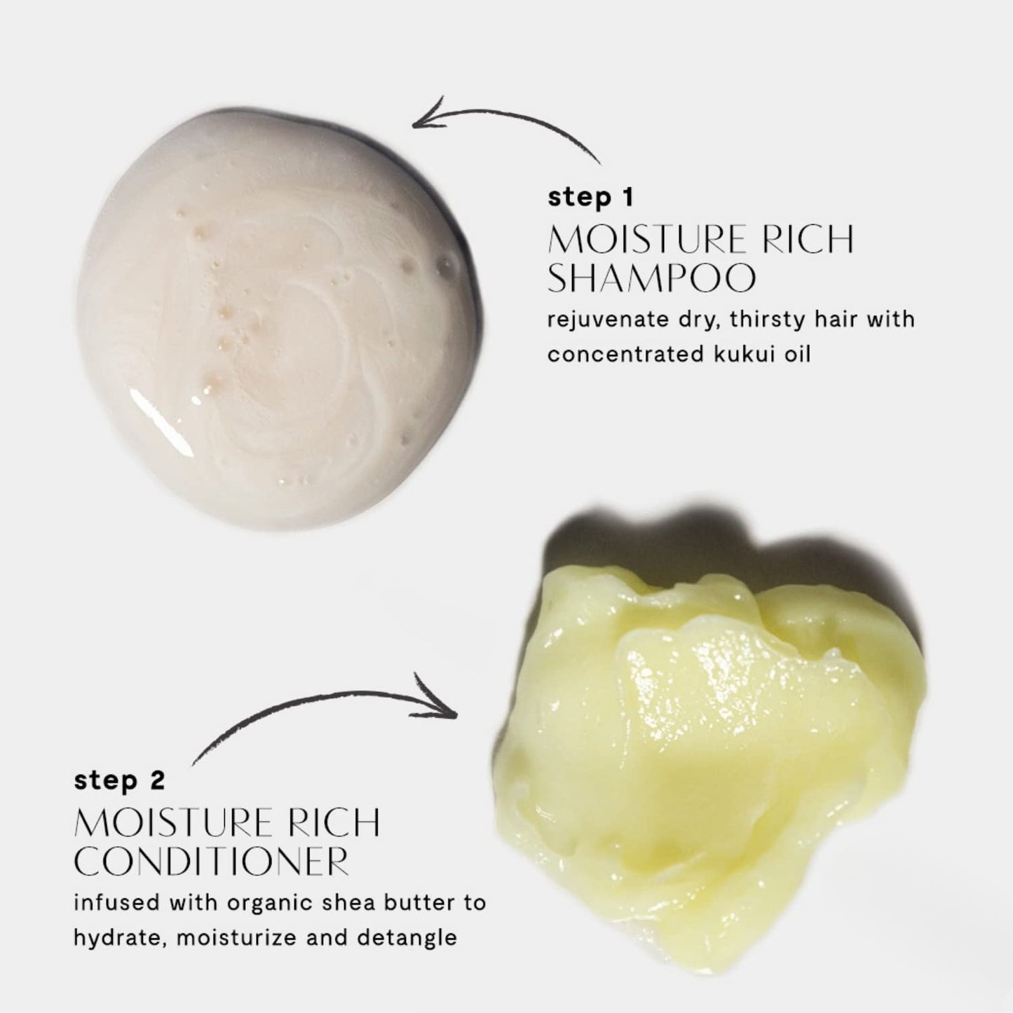 Privé Moisture Rich Conditioner nourishes dry hair/smoothes frizz/contains organic shea butter