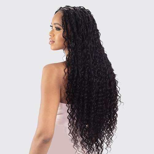 Shake-N-Go Freetress Human Hair Braids - Deep Bulk 18" - (Medium Brown 4)