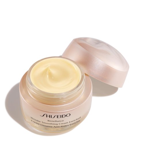 Shiseido Benefiance Wrinkle Smoothing Cream Enriched - 50 mL - Anti-Aging Moisturizer for Dry to Very Dry Skin - Visibly Corrects Wrinkles & Intensely Hydrates - Non-Comedogenic