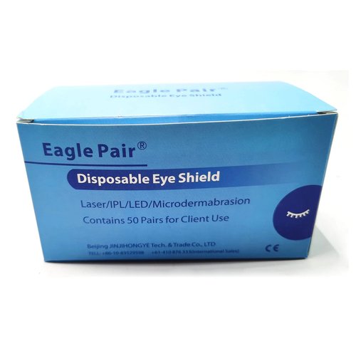 50 Pairs for Eyebrow Beauty Client Use Laser IPL LED Disposable Eye Patch 190-11000nm OD7+ Eye Patches Shield Pads Protective Pads
