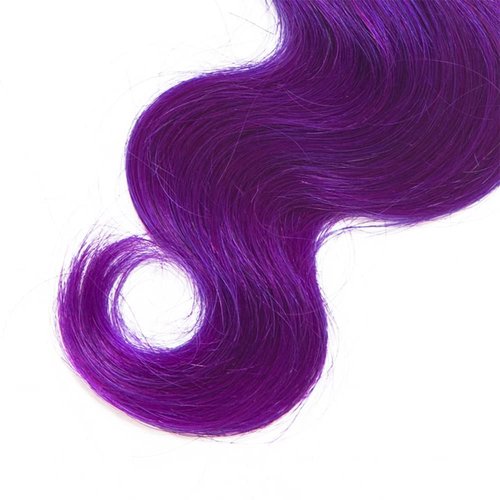 Habiliana Bundles Human Hair 20 22 24 Inch Body Wave T1B Purple Human Hair Bundles 11A Unprocessed Brazilian Virgin Quick Weave Hair Extensions for Black Women