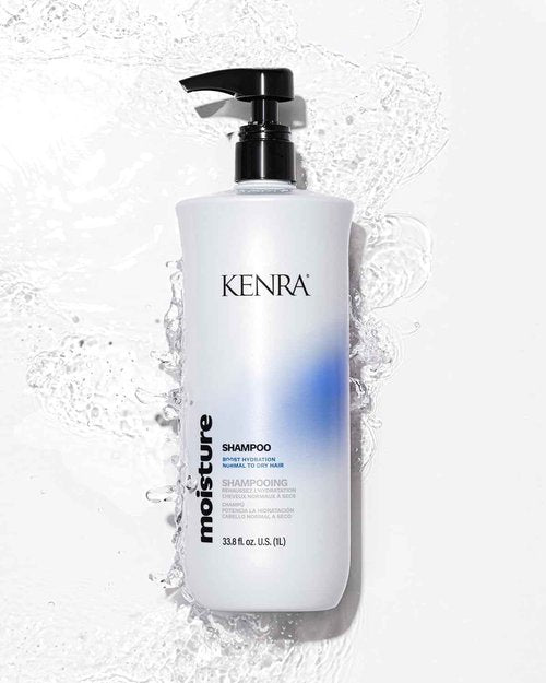 Kenra Professional Moisture Shampoo & Conditioner Set | Boost Hydration | Improve Manageability and Shine | Nourish Dry Hair | Color Safe | Efforless Detangling | Normal to Dry Hair