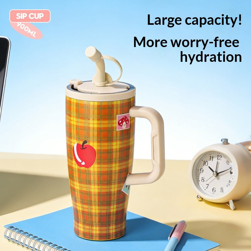 Large Capacity Stainless Steel Travel Cup for Outdoor Use - Insulated Drinkware