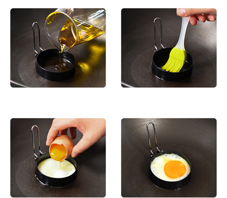 Stainless Steel Non-Stick Omelette Pan - Durable Cooking Tool