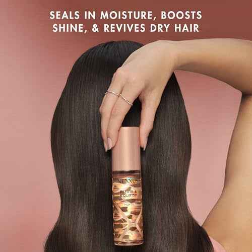 Nexxus Ultra Lightweight Hair Oil Repair & Nourish for Intense Nourishment with StyleProtect Technology & Rose of Jericho Oil 3.3 oz