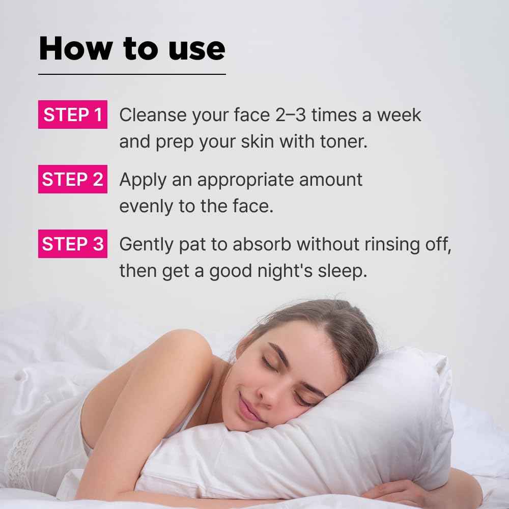 ISOI Bulgarian Rose Sleeping Pack, Revitalizing & Hydrating Overnight Face Mask for Radiant Glass Skin, Korean Night Cream, Korean Skin Care (1.69 fl.oz, 50ml)