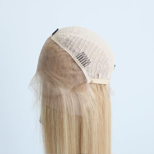 Aprilhair Pre-plucked #27 Honey Blonde 13X4 Lace Front Wigs Straight Glueless 150% Density Brazilian Virgin Human Hair (27 Frontal Wig, 10 INCH)