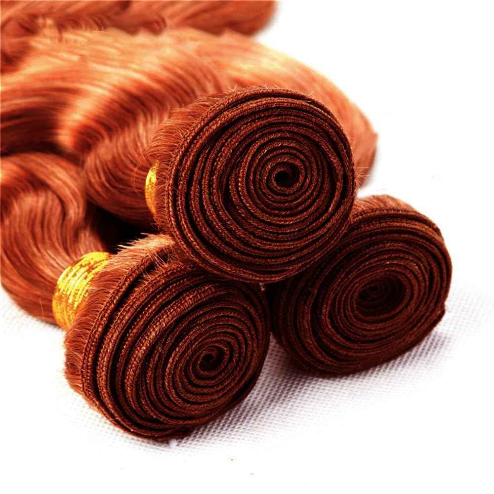 26 28 30 Inch Reddish Brown Body Wave Bundles Copper Red Bundles Human Hair Mixed Length Peruvian Virgin Auburn Brown Bundle Hair Extensions