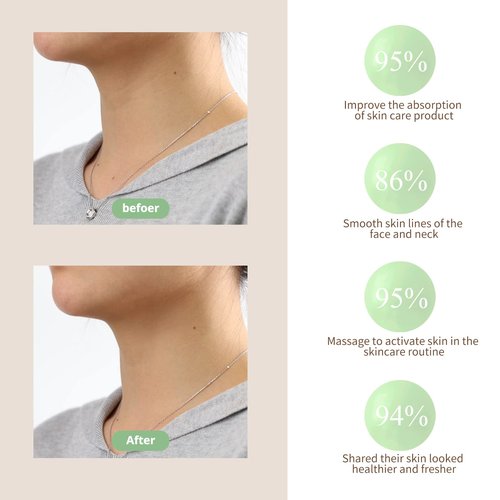 Ms.W Red Light Facial Massager, Skin Care Tools for Face and Neck Beauty Device, Electric Facial Massage Tool with Heating and 3 Massage Modes