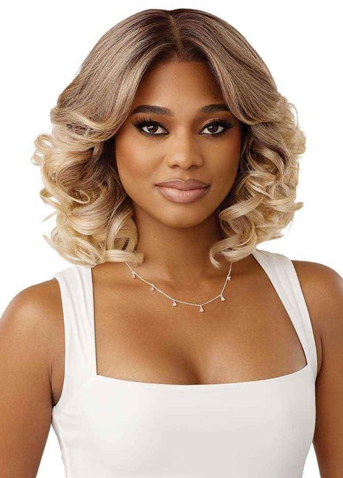 Outre Lace Front Wig - Perfect Hair Line 13X4 - Abigail (DARK VIOLET)