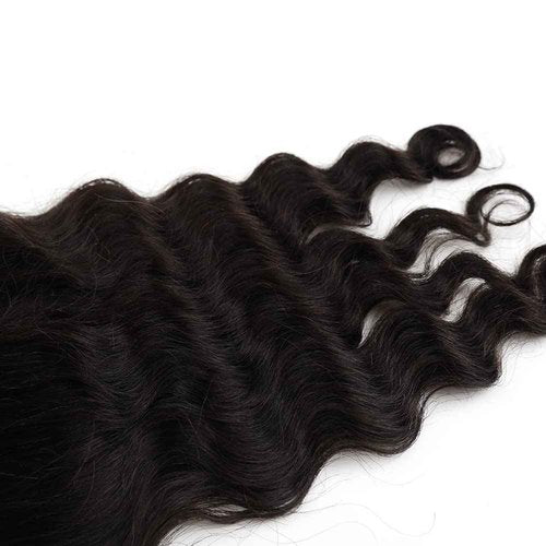 Sent Hair 6x6 Lace Closure Loose Deep Wave Free Part Remy Virgin Human Hair Extensions Pre-plucked With Baby Hair Natural Black Color 14 inch