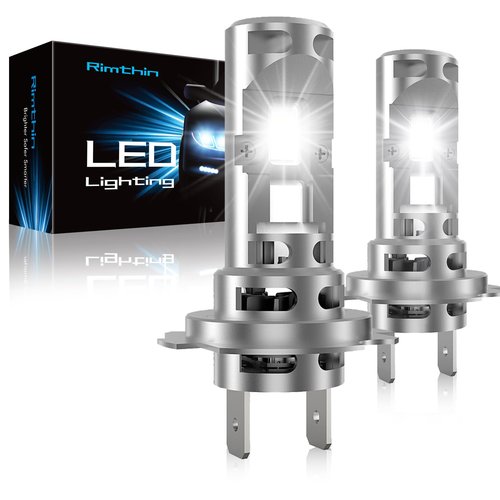 rimthin H7 Bulbs Fog Lights, 6000K Cool White Super Bright Fog Light, Plug and Play, Pack of 2