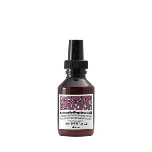 Davines Naturaltech REPLUMPING Hair Filler Superactive, Leave-In Treatment To Invigorate, Add Shine And Fullness, Anti-Humidity Styling Protection, 3.38 Fl Oz
