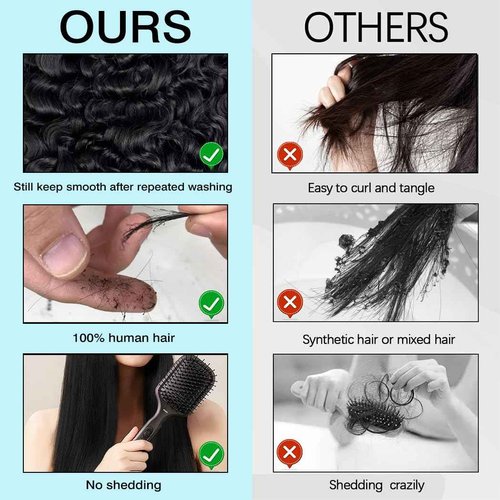 Younsolo Burmese Curly Bundles Human Hair 16 18 20 Inch 14A Curly Bundles Human Hair 100% Unprocessed Wet and Wavy 3 Bundles 3c4a Burmese Curly Water Wave with Spiral End Hair Extensions Natural Black