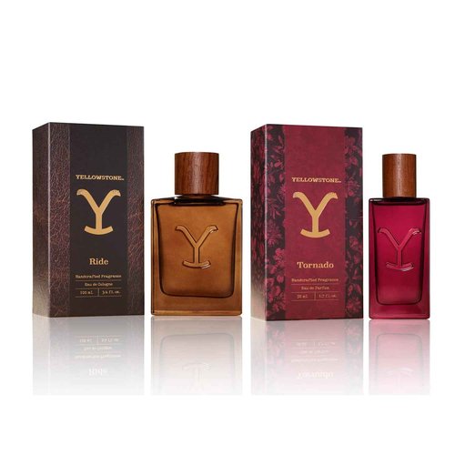 Tru Fragrance Beauty Yellowstone Ride Men's Cologne and Tornado Women's Perfume His-and-Hers Gift Bundle