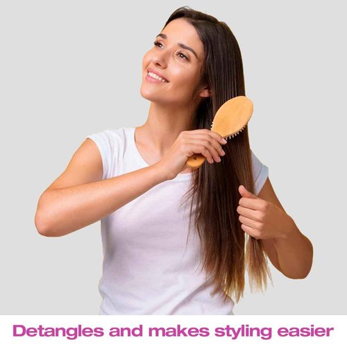 abril et nature - Professional Anti-Frizz Hair Care Set - Hydrates and Maintains Smooth Hair - Shampoo, Conditioner, and Serum Pack for Frizzy Hair - Softer and Shiner Hair - 550 ml/18,59oz