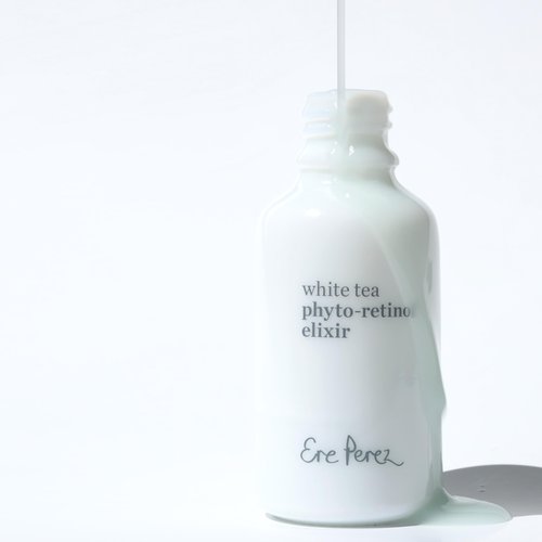 Ere Perez - White Tea Phyto Retinol Elixir | Hydrate, Plump, Soften | Bakuchiol, Resveratrol, Niacinamide | Vegan, Cruelty-Free, Clean Beauty Safe for All Skin Types (1 fl oz | 30 ml)