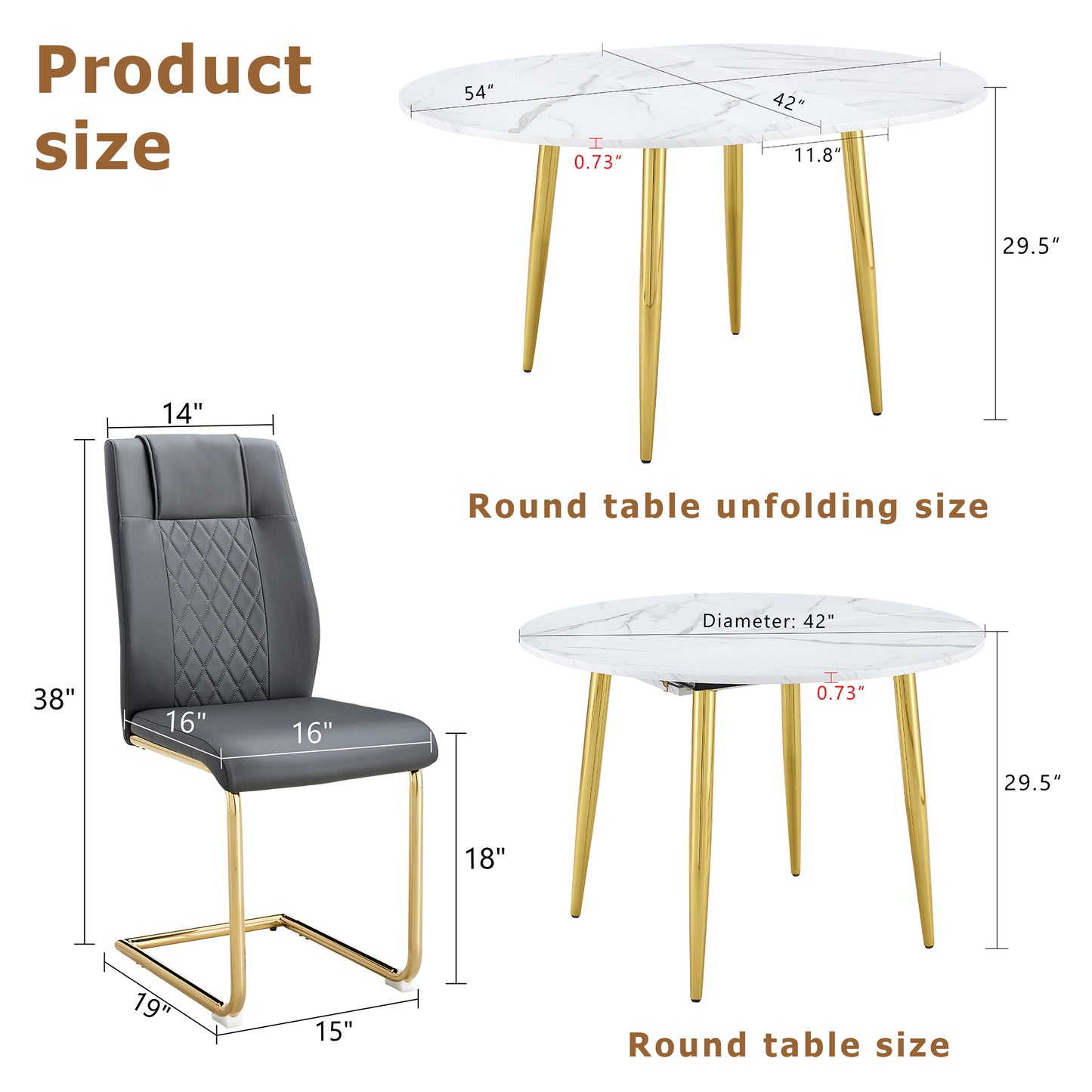 Table And Chair Set.Extendable MDF Dining Table.The Pull-out Is Ideal