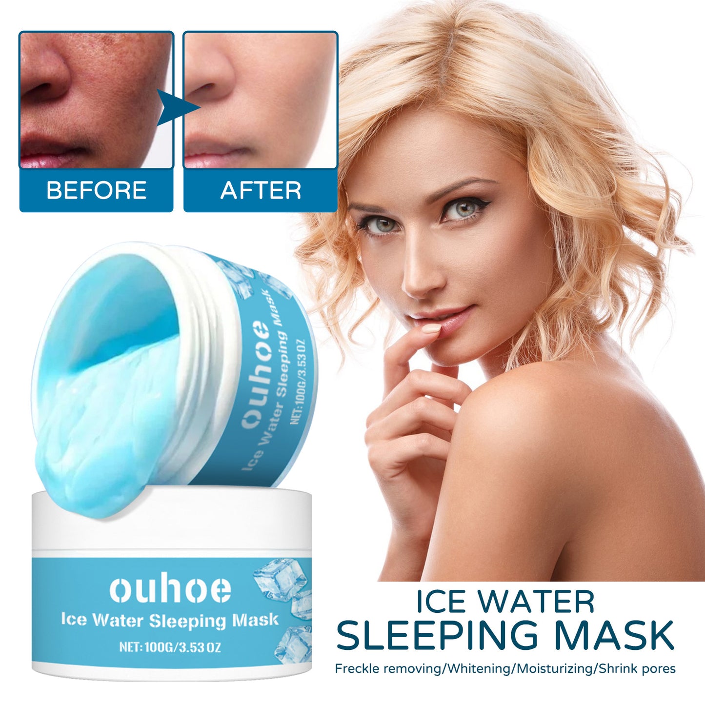Hydrating Overnight Sleeping Face Mask - Moisturizing & Repairing Cream
